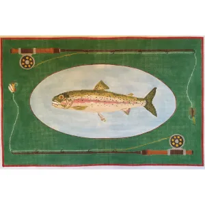 Fly Fishing Rainbow Trout Canvas