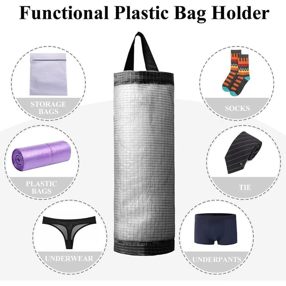 Foldable Plastic Bag Holder (Pack of 2) - Uniqou™