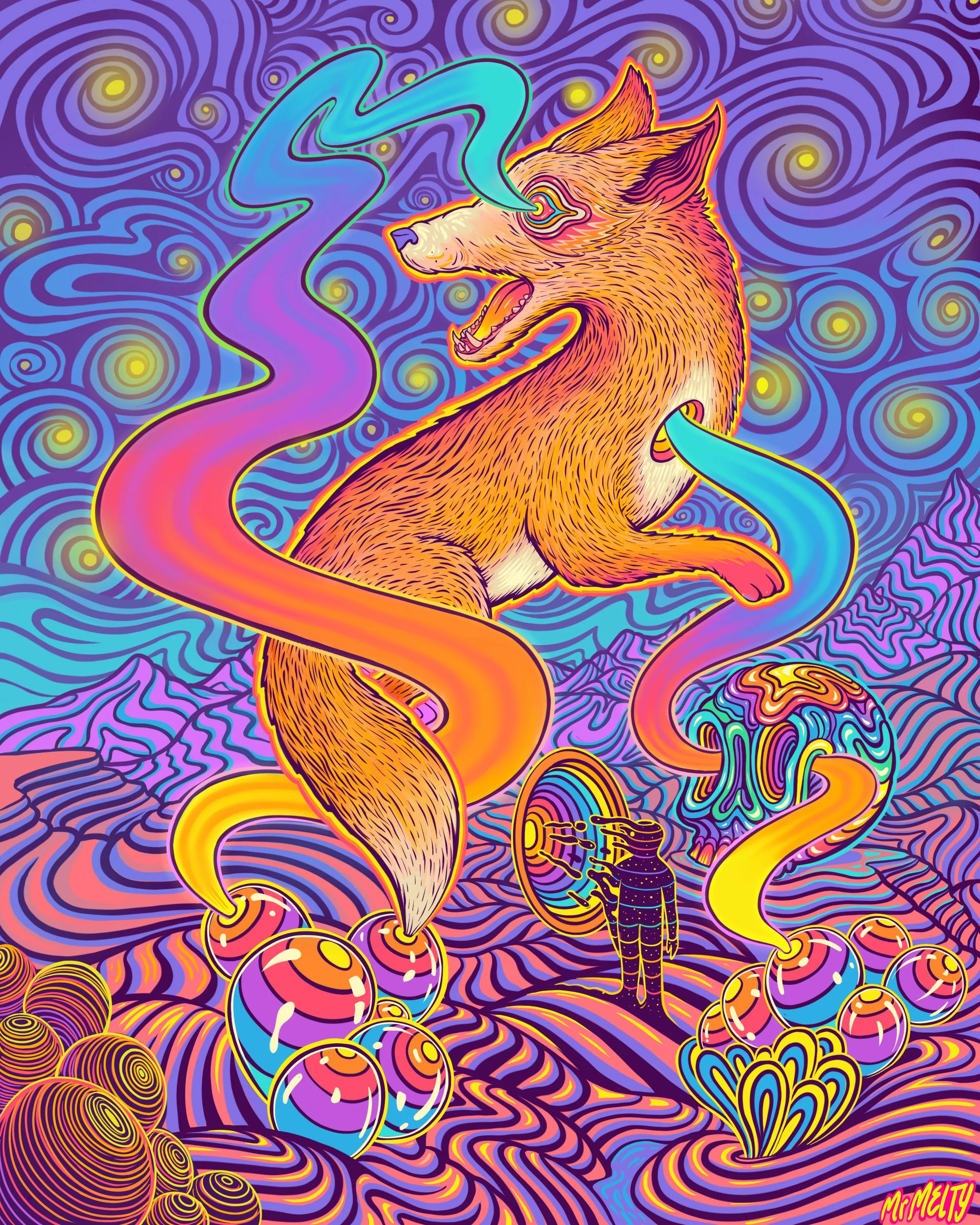 Fox Portal - Canvas Print