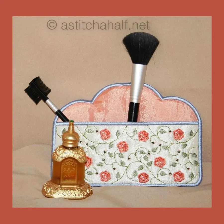 French Rose Cosmetic Bag