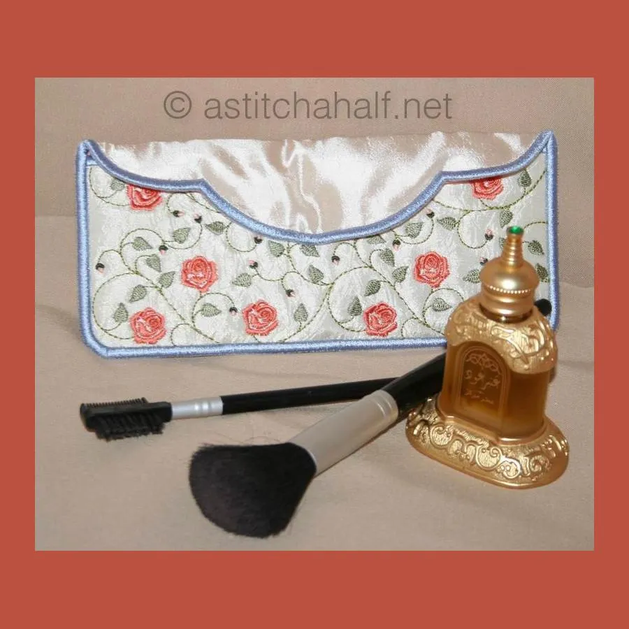French Rose Cosmetic Bag