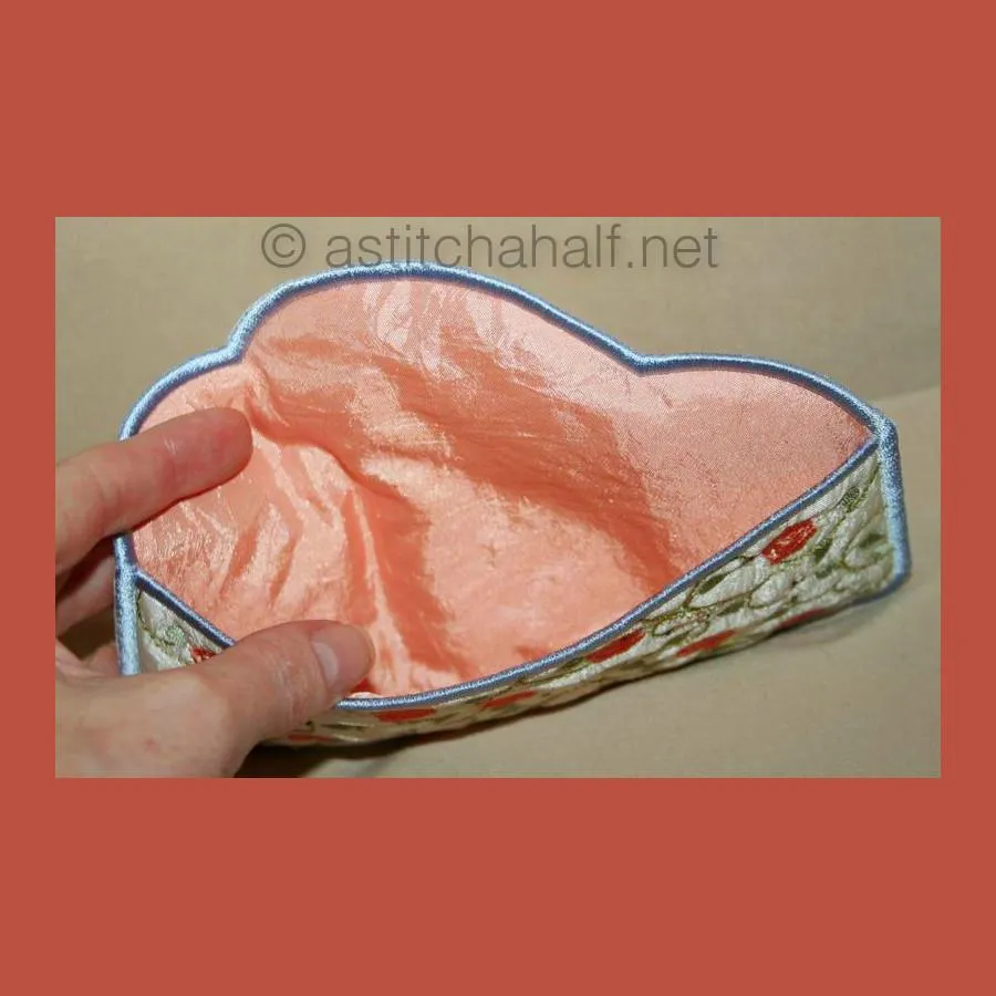 French Rose Cosmetic Bag