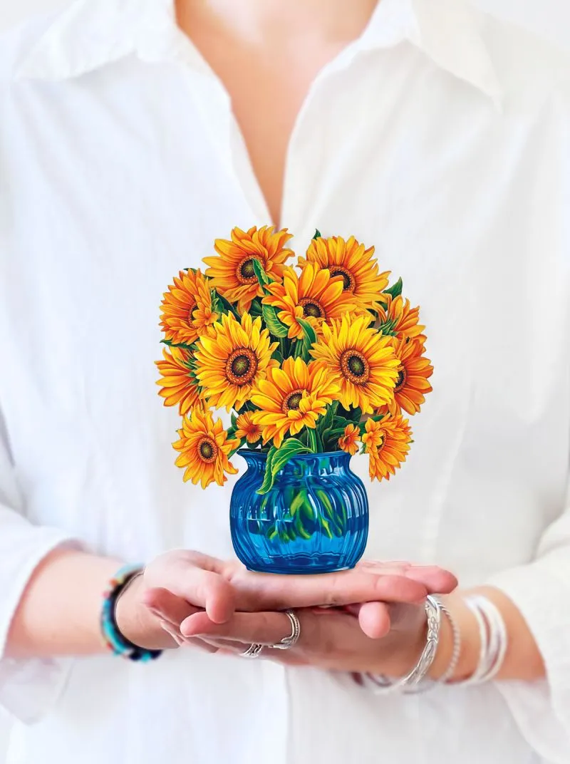 Freshcut Paper FP 7424T MINI Sunflower Greeting Card Tester