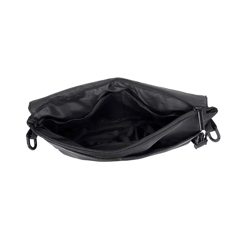 Full Black Messenger Bag