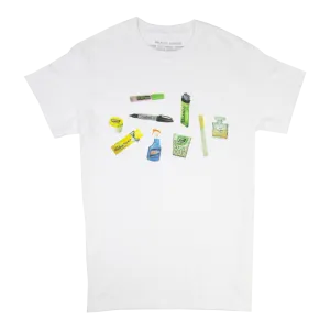 GELAREH MIZRAHI T-SHIRT SHORT SLEEVE WHAT'S IN YOUR MINI BAG