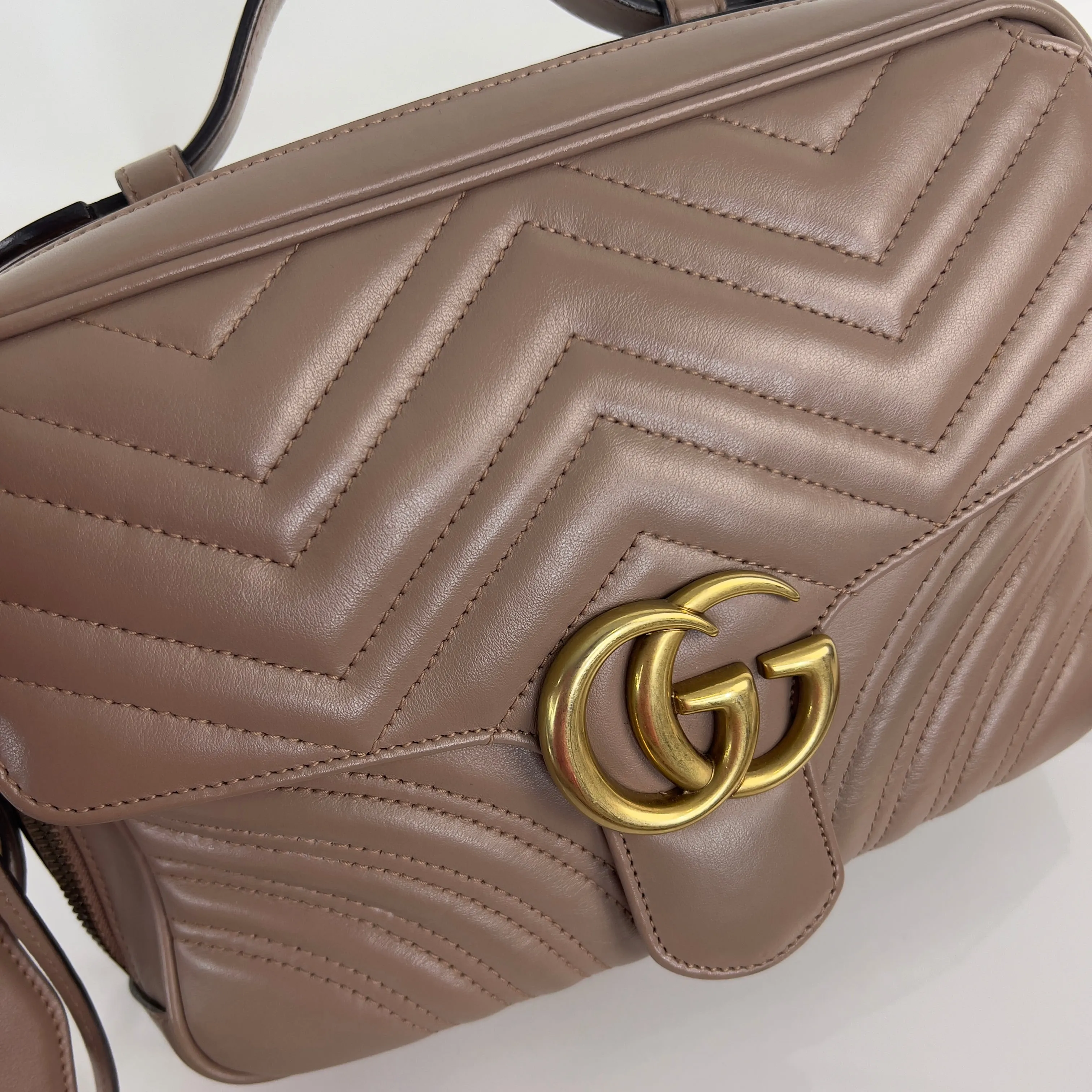 GG Marmont Sylvie Web Top Handle