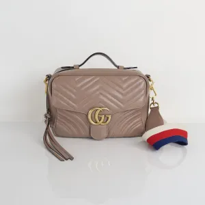 GG Marmont Sylvie Web Top Handle