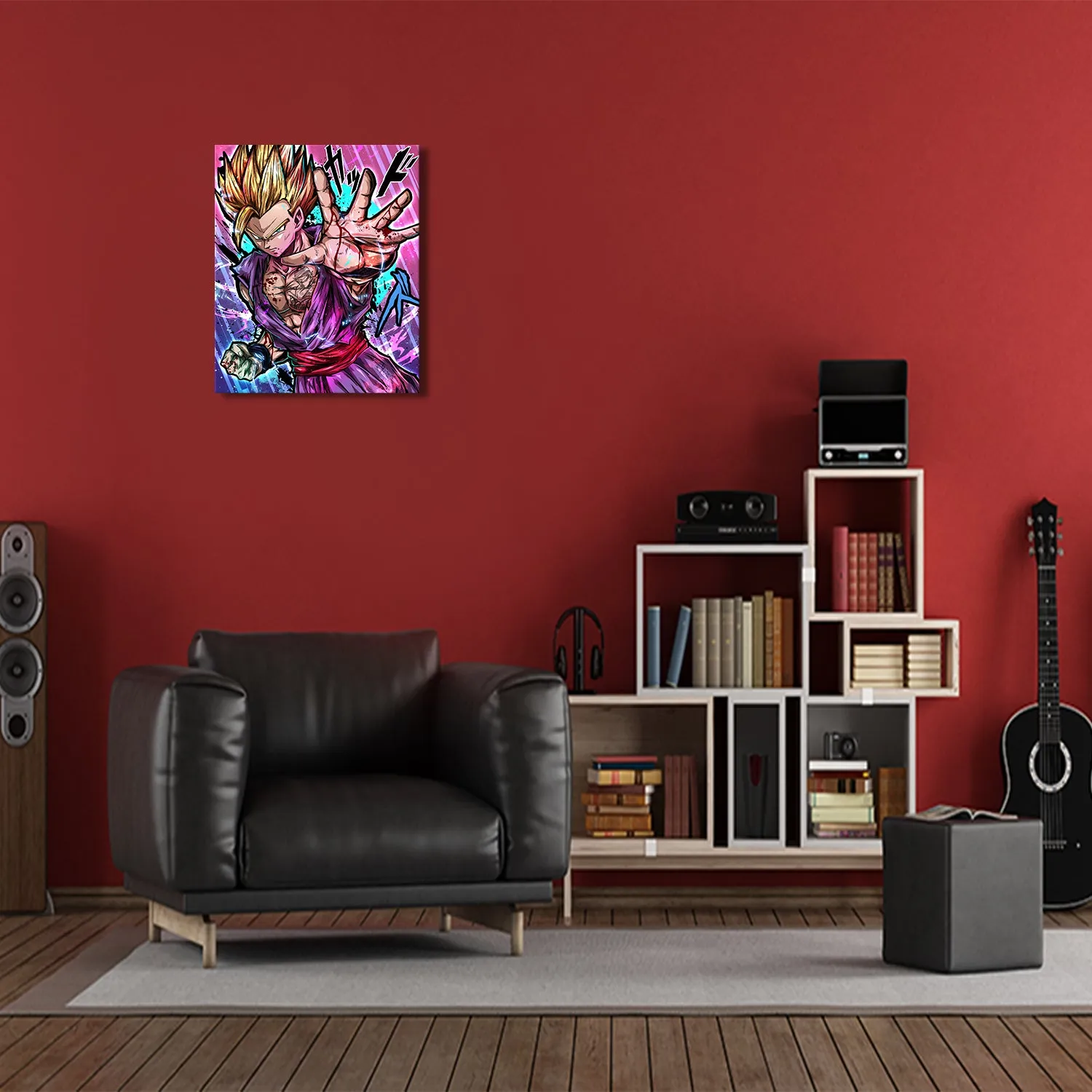 Gold Hair Junior Warrior Canvas Wall Art