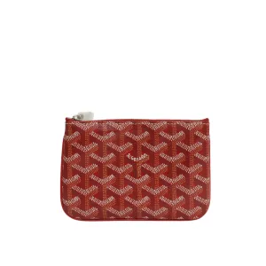 Goyard Senat Mini Pouch Red