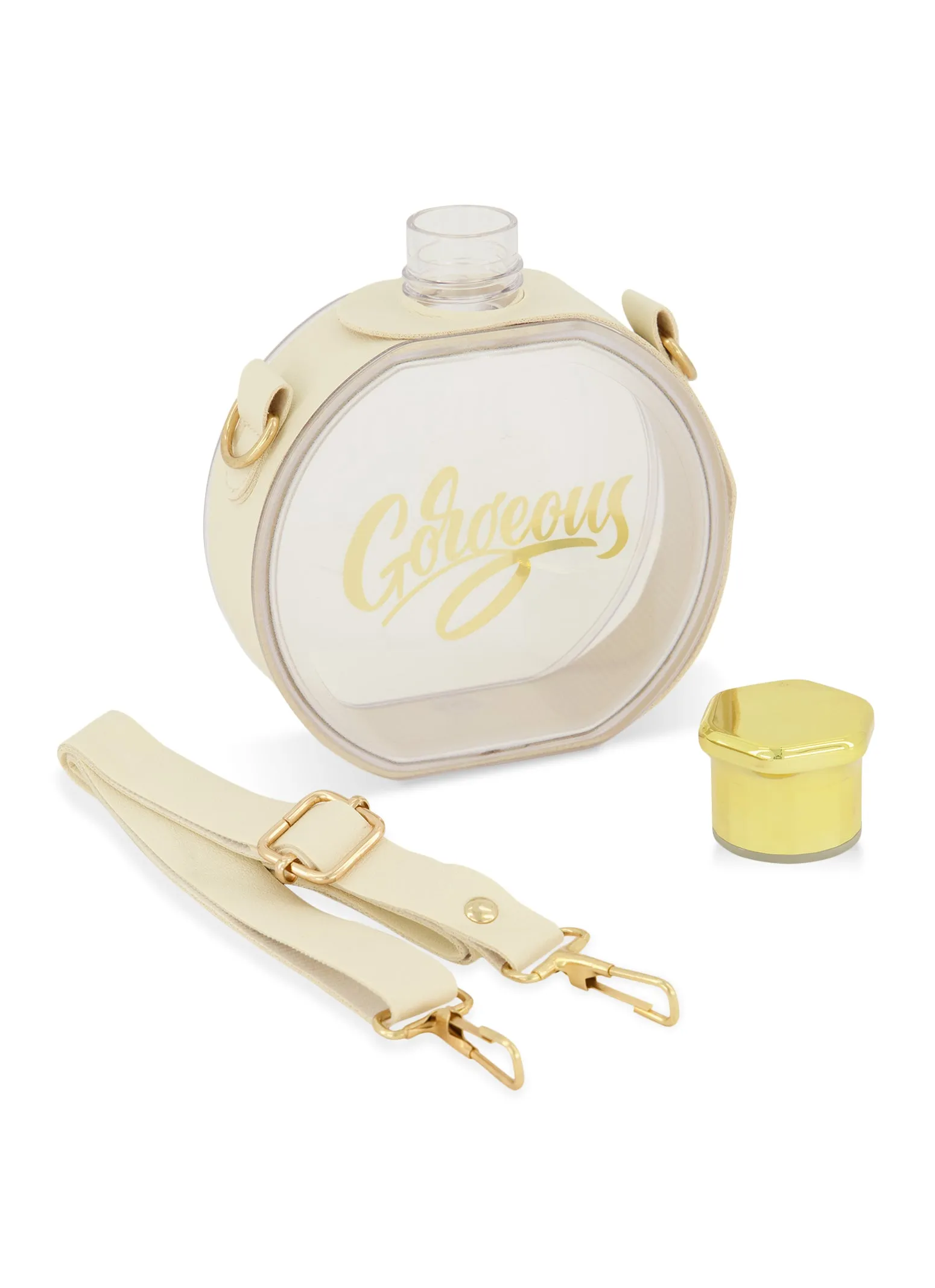 Graphic Perfume Crossbody Water Bottle
