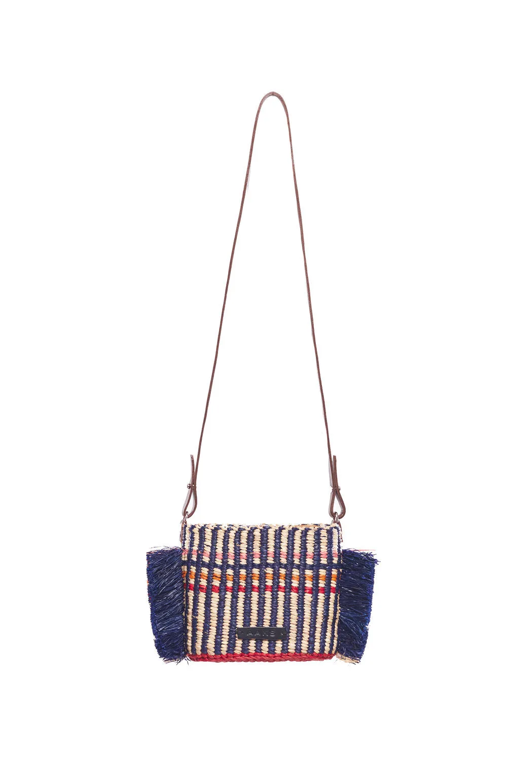 HANA MINI STRIPE WOVEN BAG