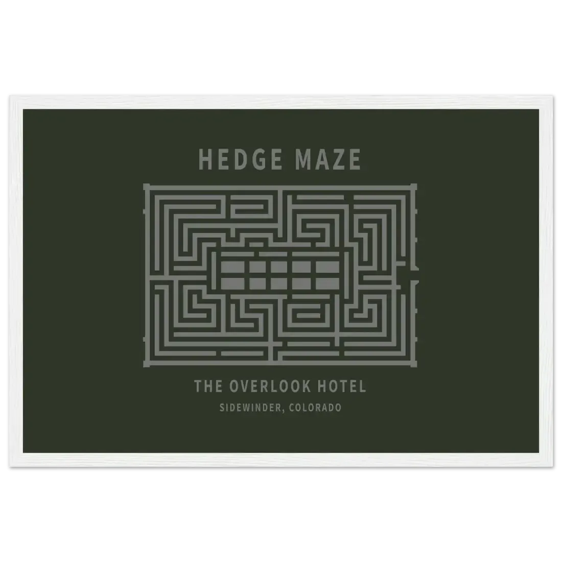 Hedge Maze, The Overlook Hotel - The Shining Movie Poster