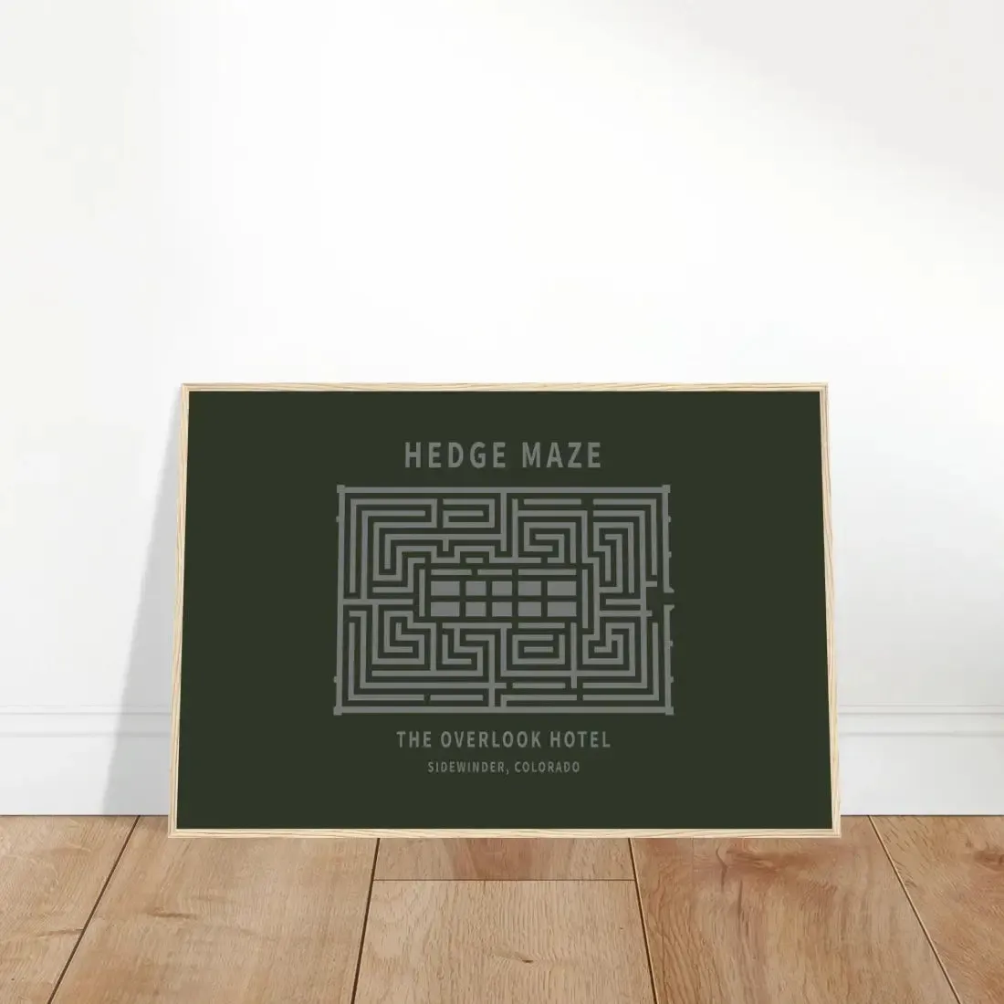Hedge Maze, The Overlook Hotel - The Shining Movie Poster