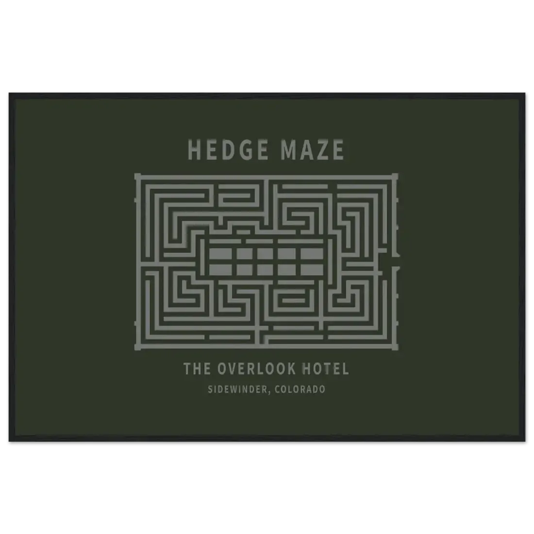 Hedge Maze, The Overlook Hotel - The Shining Movie Poster