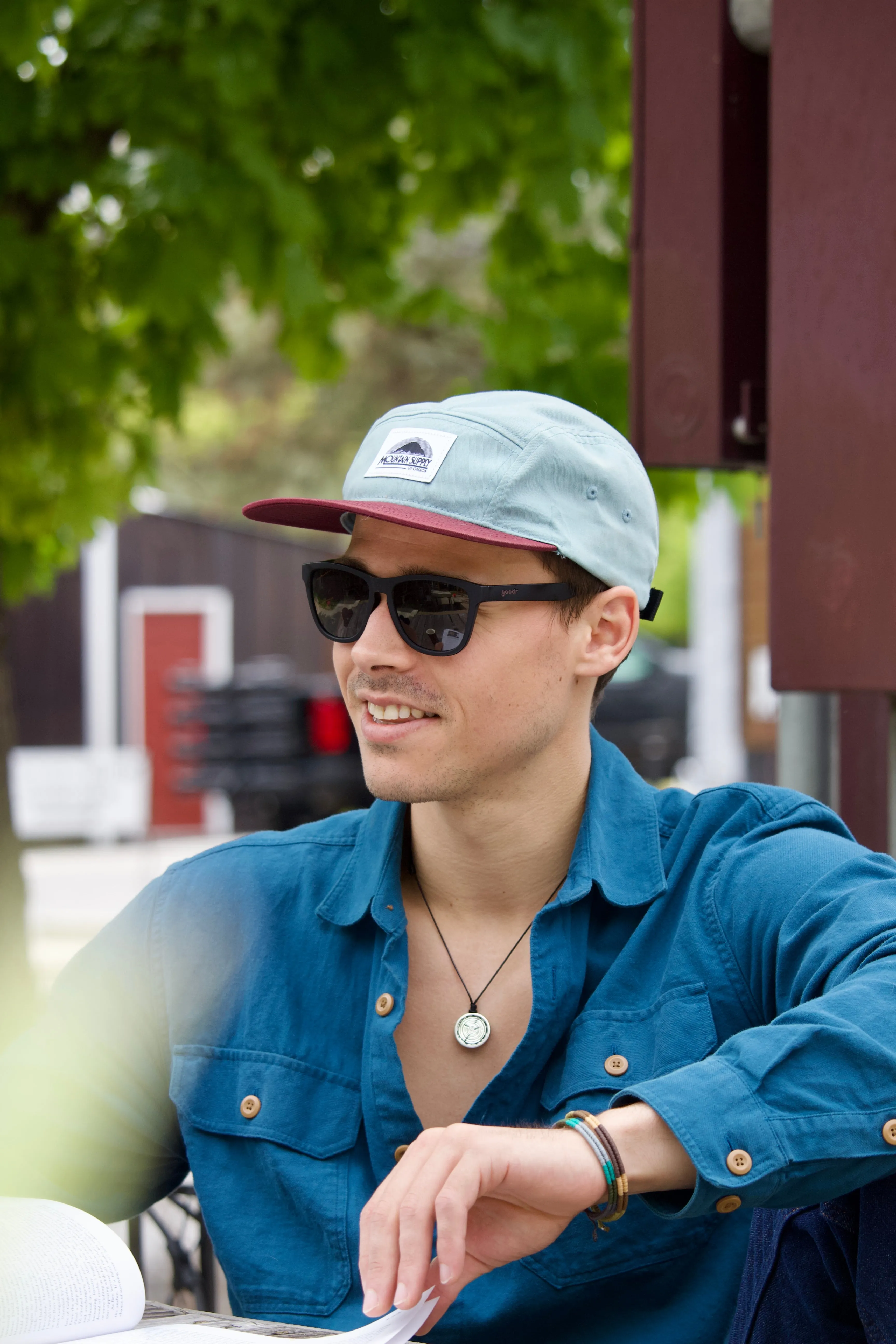 His Tree Rings Necklace