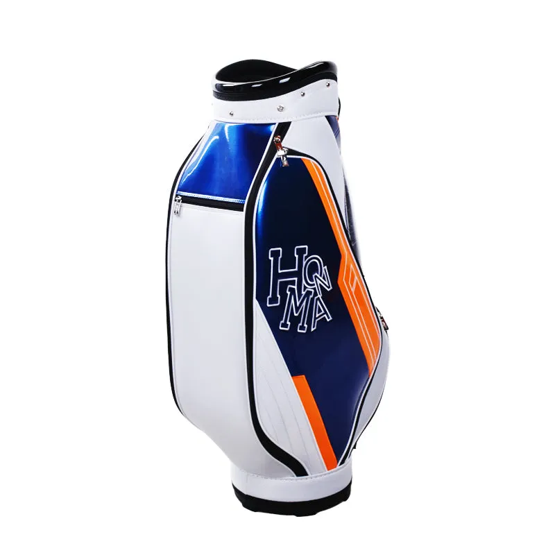 HONMA D1 9" Caddie Bag (White/Orange)