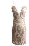 HOT SHINING SEQUINS STRAP DRESS