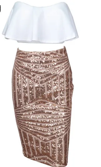 HOT TWO PIECE SHINING DRESS