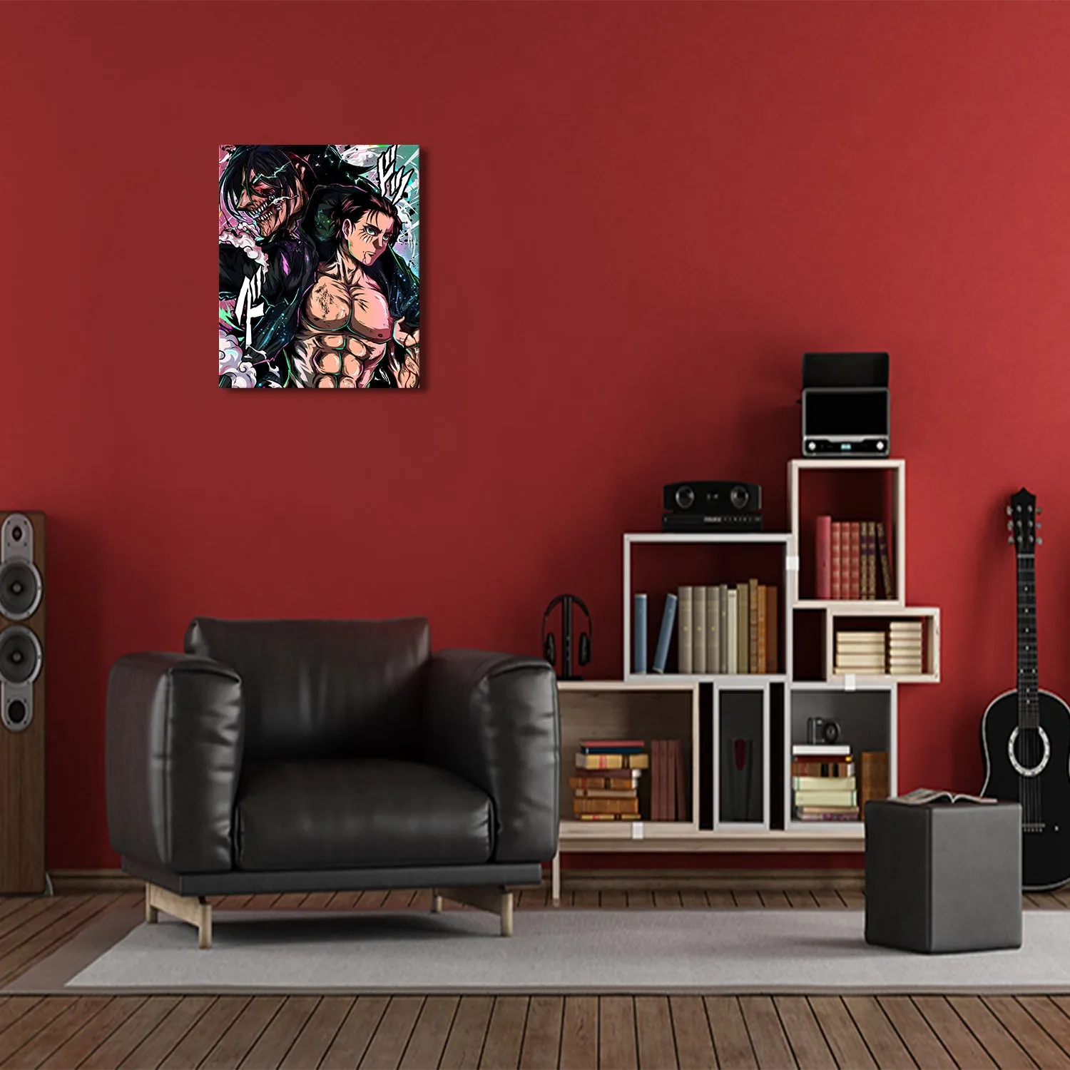 Human and Titan Canvas Wall Art