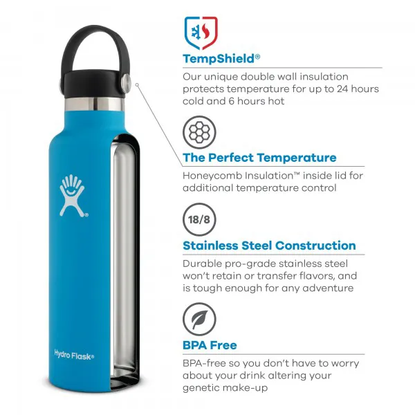 Hydro Flask 21 oz Standard Mouth Water Bottle