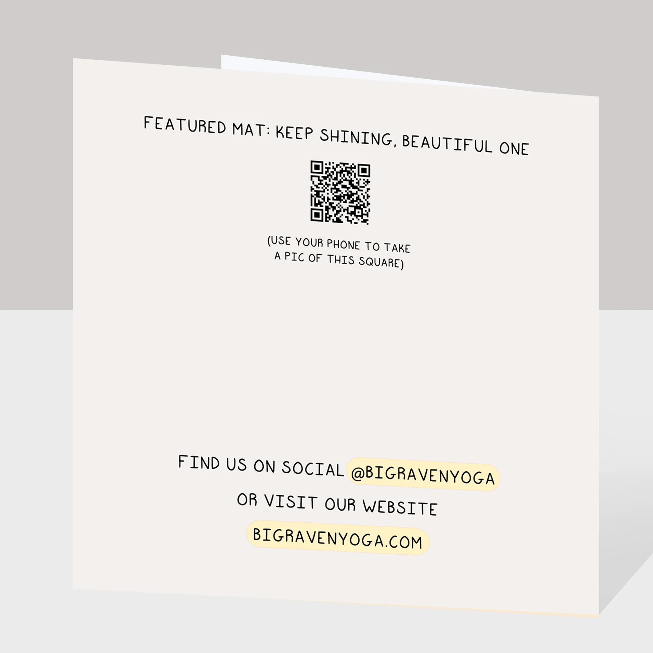 If you relax you start vibrating with it Doodle Card