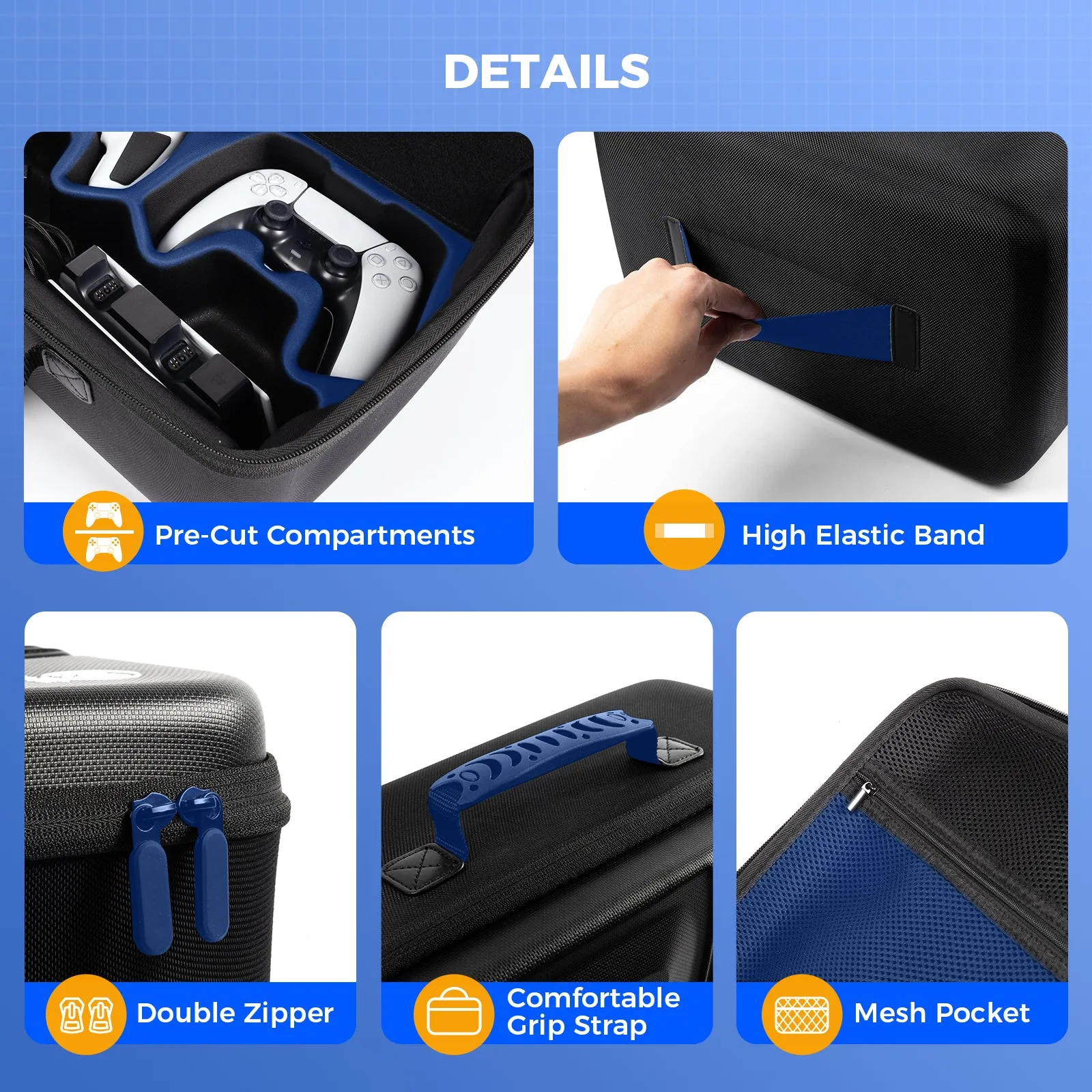 IINE PS5 Slim Comprehensive Storage Bag (L956)