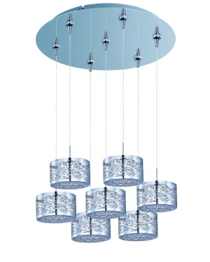 Inca 7-Light RapidJack Pendant and Canopy