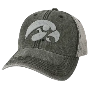 Iowa Hawkeyes Black/Grey Dashboard Trucker Hat