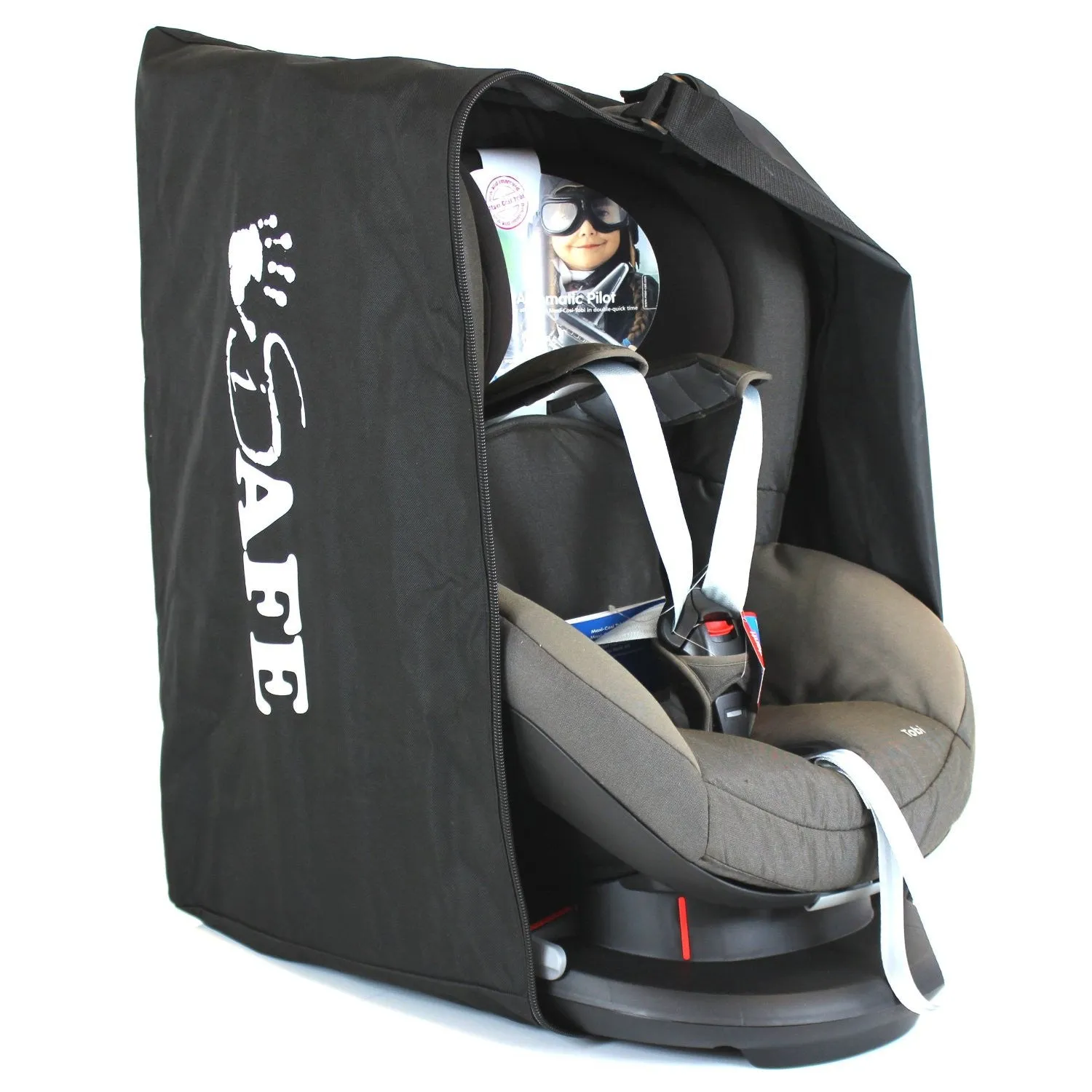 iSafe Universal Carseat Travel / Storage Bag For Britax Duo Plus ISOFIX Car Seat (Chilli Pepper)