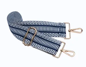 Island Navy Patterned Strap