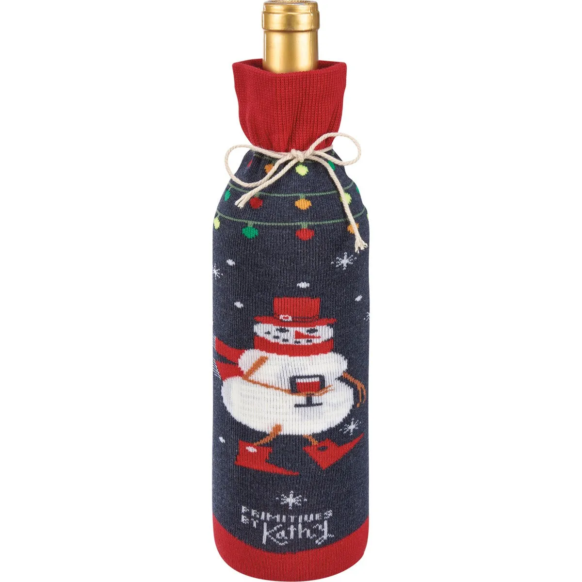 Jingle Juice Wine Bottle Cover