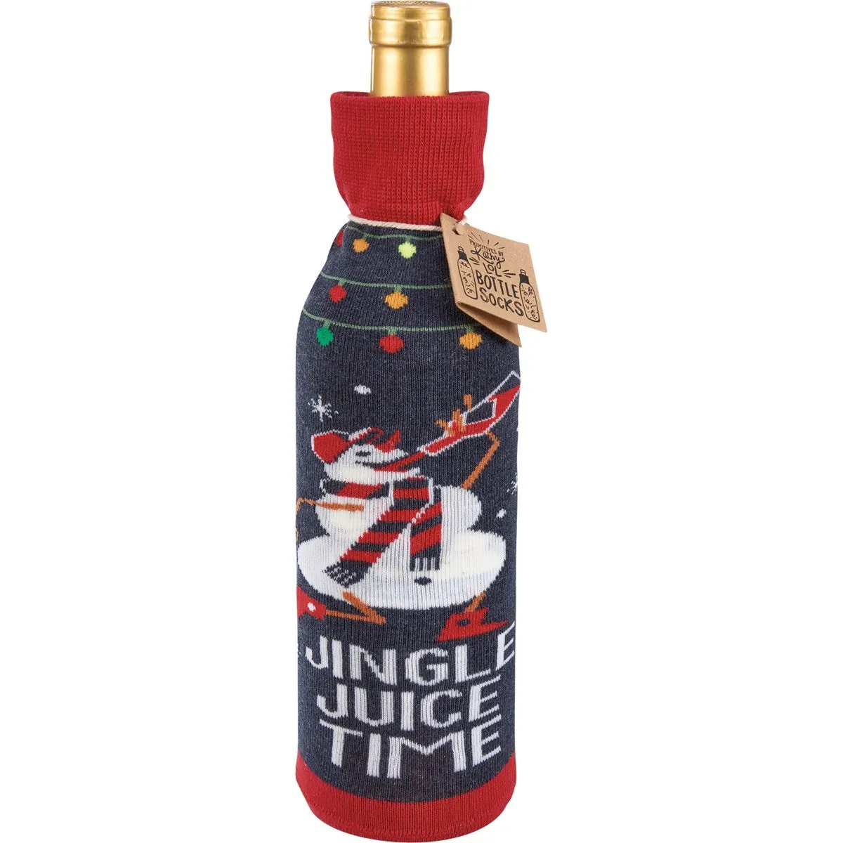 Jingle Juice Wine Bottle Cover