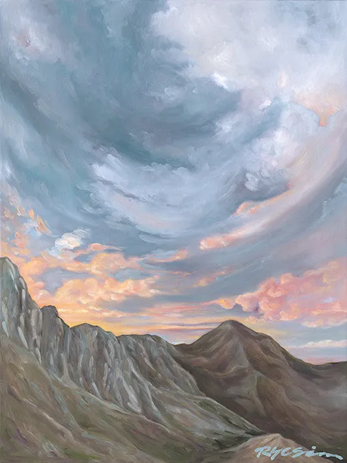 Just Beyond the Mountain Canvas
