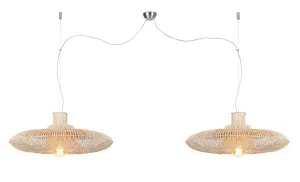 Kalahari Bamboo Double Pendant Light