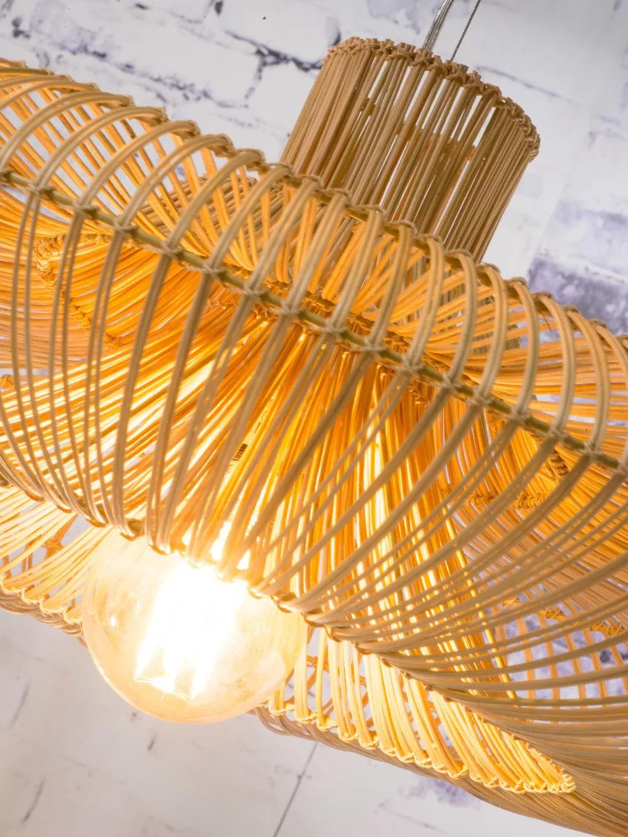 Kalahari Bamboo Double Pendant Light