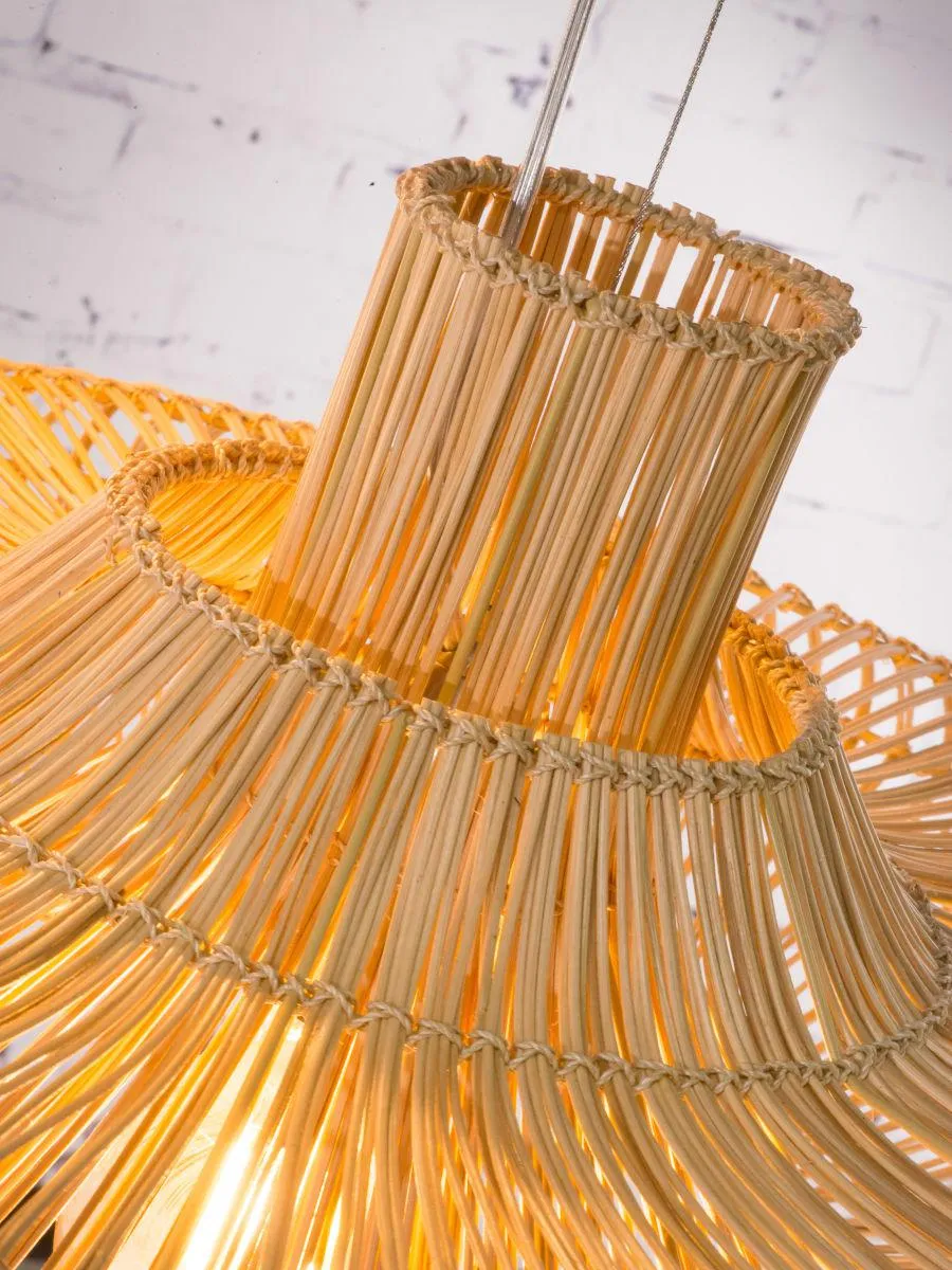 Kalahari Bamboo Double Pendant Light