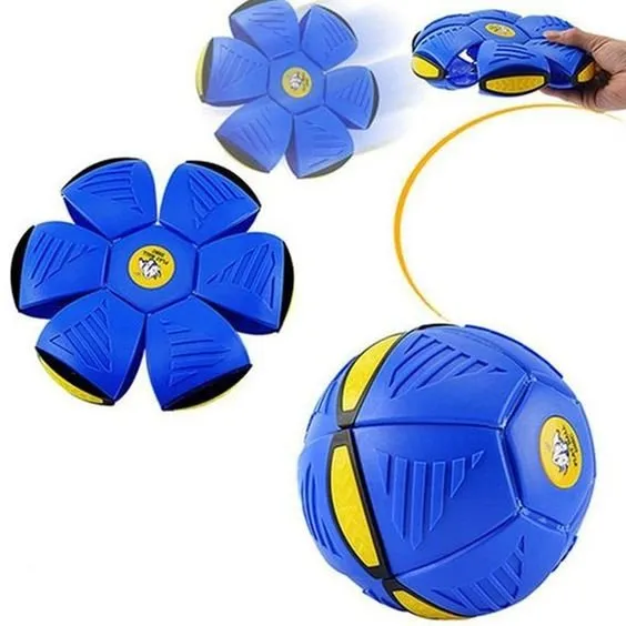 Kids' Outdoor Flat Throw Disc Ball With LED Light