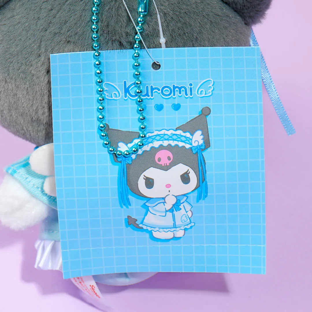 Kuromi Light Blue Days Plushie Charm - Medium
