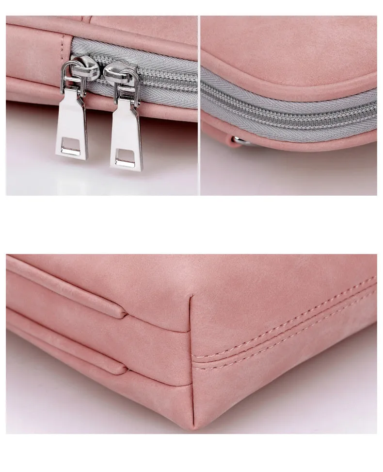 Leather Classic Laptop Bag for Women 15-inch