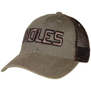 Legacy Noles Adjustable Trucker Cap - Grey Greaser