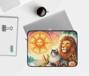 Leo Zodiac - Cat Lover - Laptop Sleeve