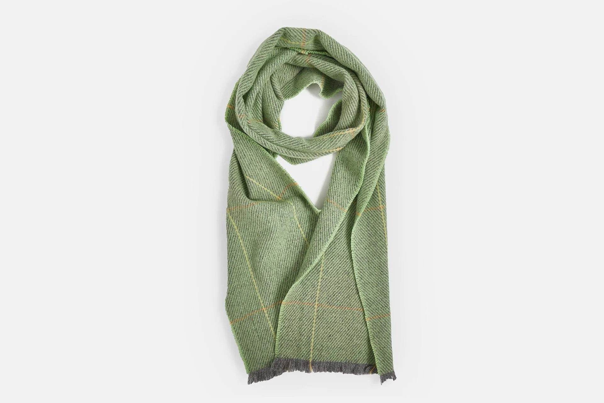 Lime Turra Lambswool Scarf
