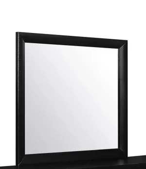 Linda Black Mirror - Sleek Mirror Accent