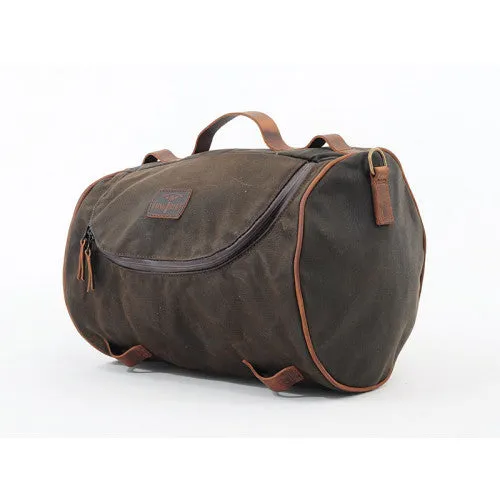 Longride Waxed Canvas Roll Bag Khaki - 23.3 Liters