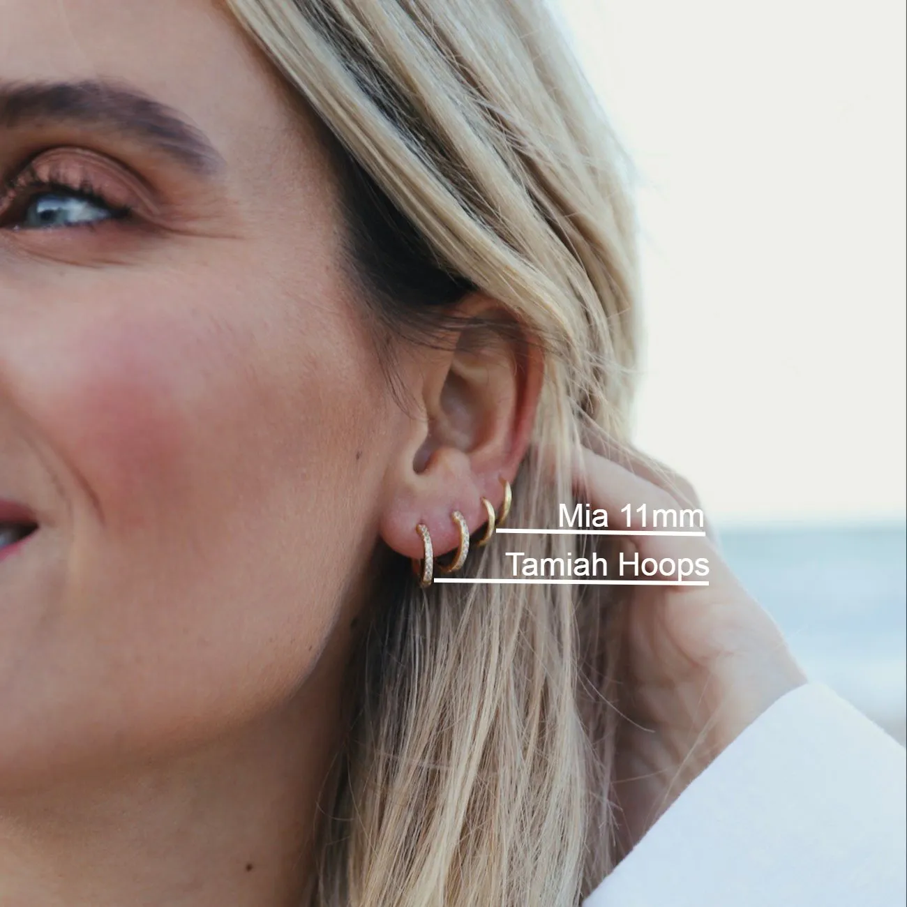 Love Local Tamiah Hoops 1,3cm