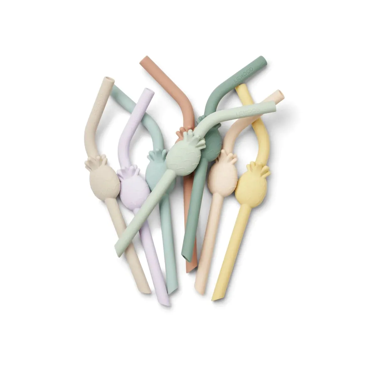 (LW18868) CARLSON PINEAPPLE STRAWS 8-PACK