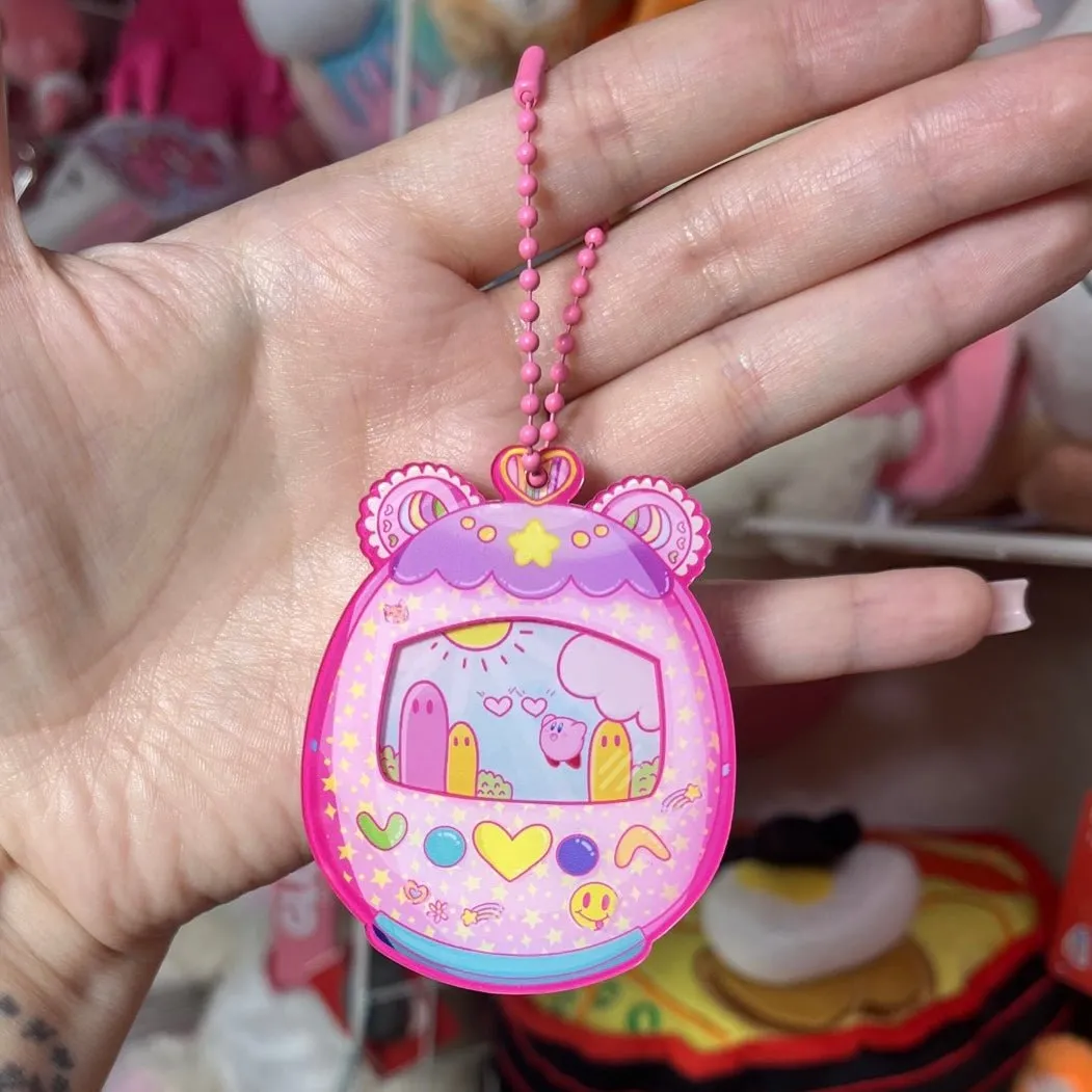 Magic Kirby Dreamland Tamagotchi Kawaii 3D Acrylic Keychain