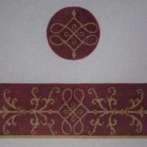 Maroon Hinged Box Canvas