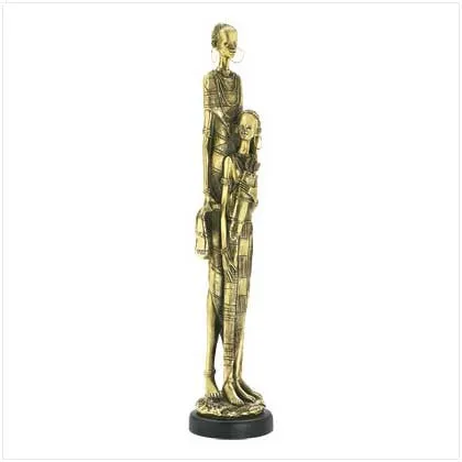 Masai Mother & Daughter Statue