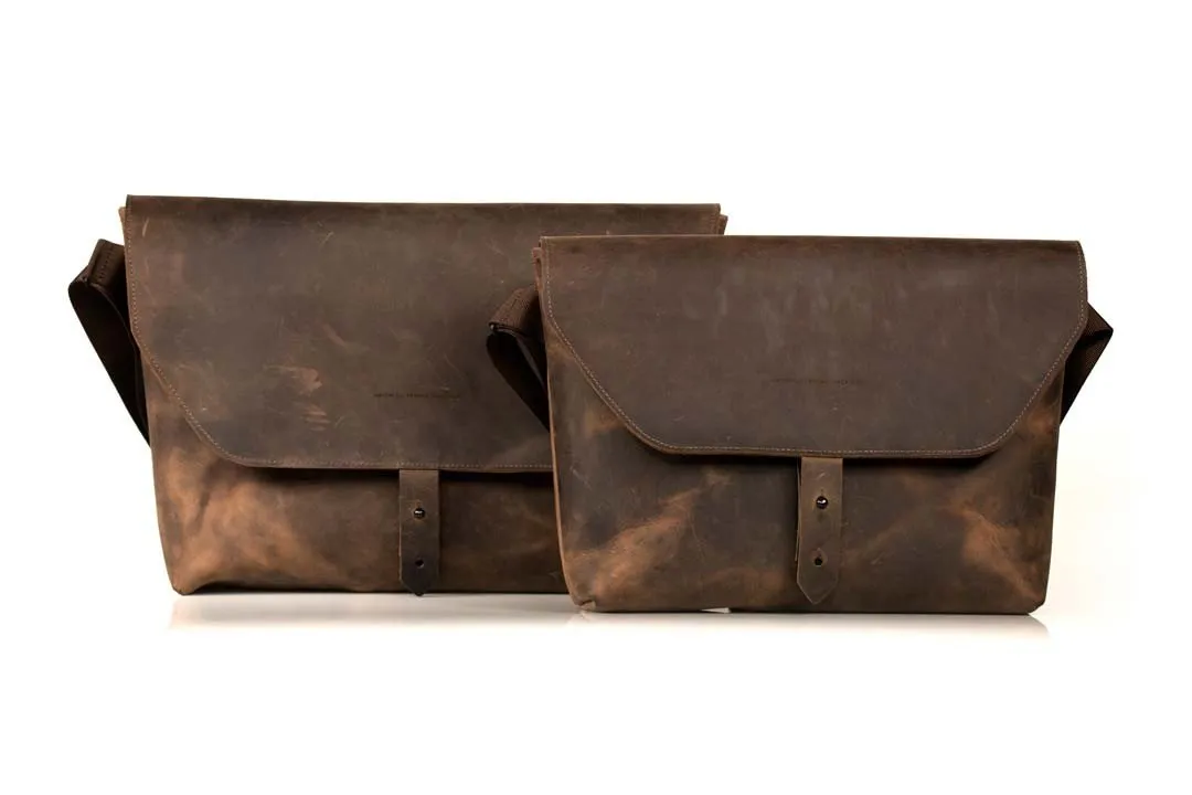 Maverick Leather Laptop Messenger Bag